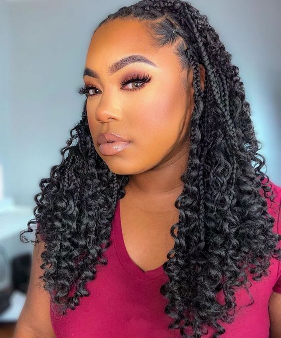 Bohemian Goddess Box Braid