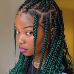 Goddess Braids with Color